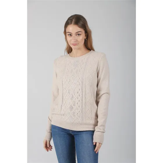 Sweater Layer Bremer Trenzado C/ Piedras Gul654 Arizona