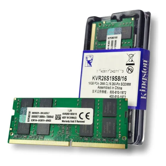 Memoria Ram Para Laptop 16gb Ddr4 2666mhz Pc4-21300 Kingston