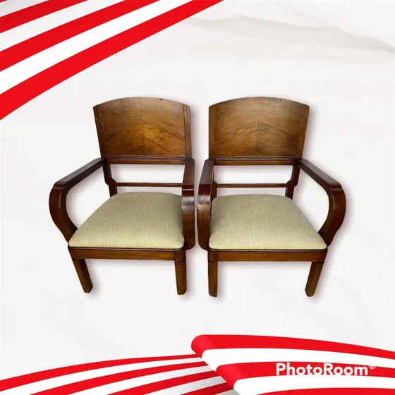 Sillas De Brazos Madera Valor X Unidad