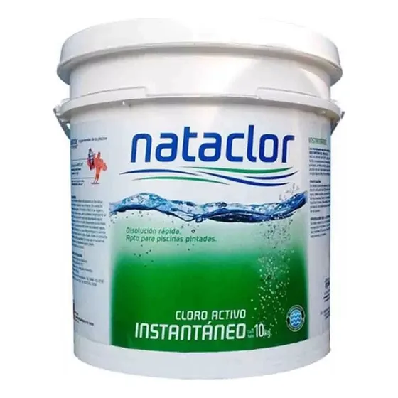 Granulado Nataclor Instantáneo X 10 Kg Desinfectante Boya