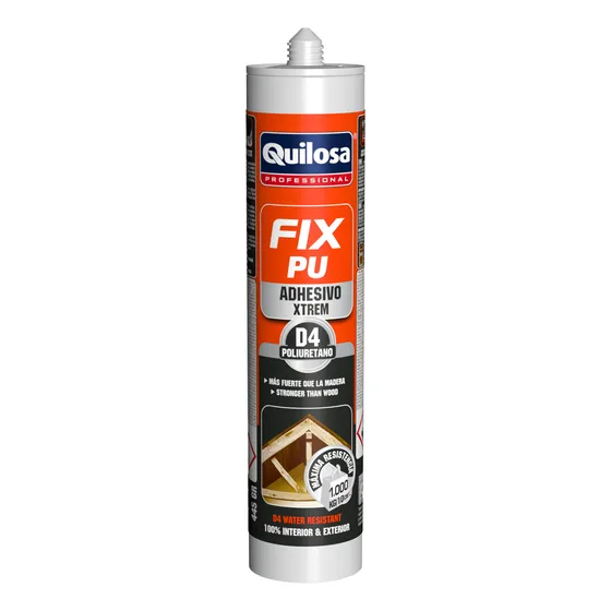 Adhesivo Poliuretano D4 Fix Pu Xtrem Quilosa Ultra Resistent