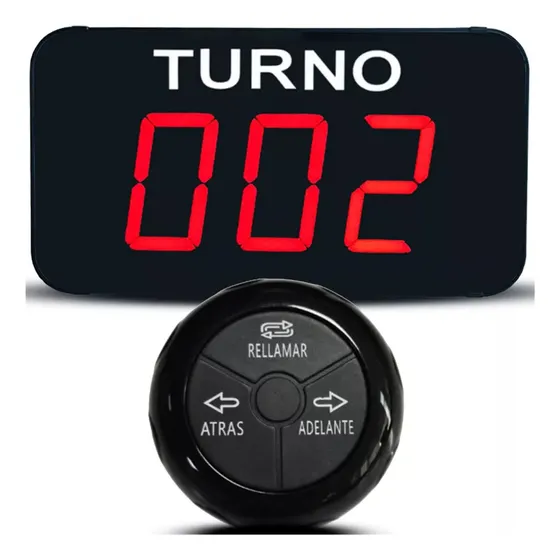 Turnero Led Digital Llamador Display Inalambrico