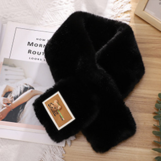 Lenço Aquecedor De Pescoço De Inverno Estampado Com Cabeça D Lenço Aquecedor De Pescoço De Inverno Estampado Com Cabeça D