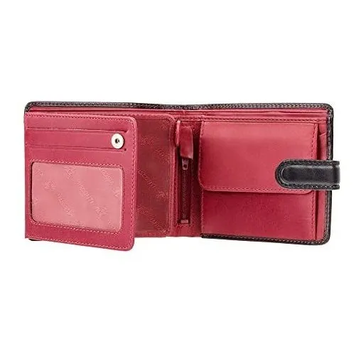 Visconti Tr-35 Classic Tri Fold Wallet Coin Id Holder 10big