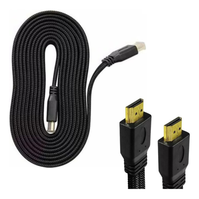 Cabo Hdmi 3 Metros Blindado 3d Full Hd Para Tv Game Pc Not Cabo Hdmi 3 Metros Blindado 3d Full Hd Para Tv Game Pc Not