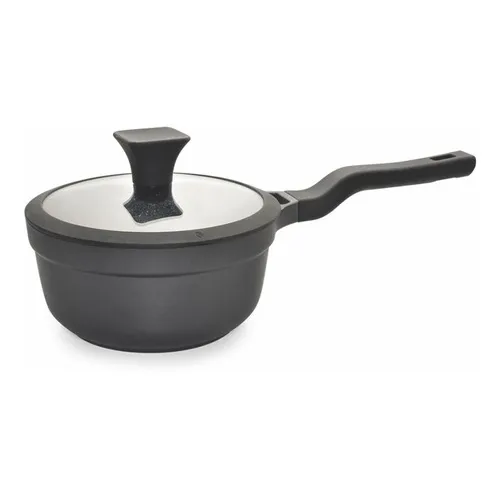 Olla Cacerola Con Mango Cuori Nero 18cm 1,9lts Induccion