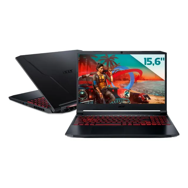 Notebook Acer Nitro 5 An515-57-76va - I7, 8gb, Ssd 512gb