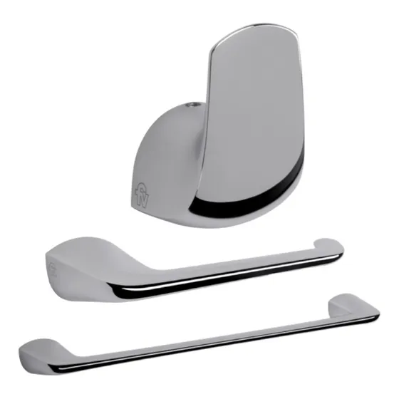 Set Accesorios Fv Epuyén Portarrollo Percha Toallero Barral