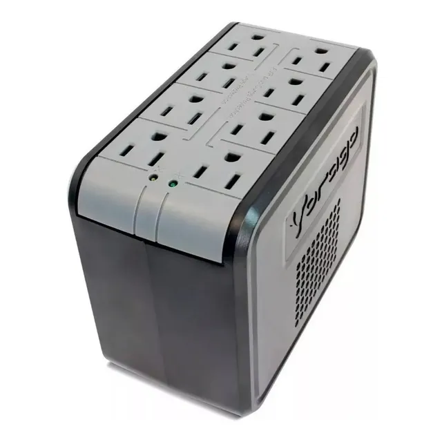 Regulador De Voltaje Vorago Avr-200 1400va  110v/120v Negro