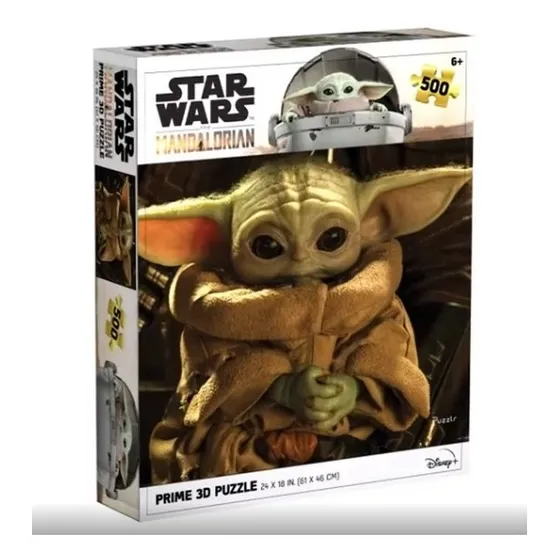 Rompecabezas Star Wars Disney The Mandalorian Baby Yoda  3d 