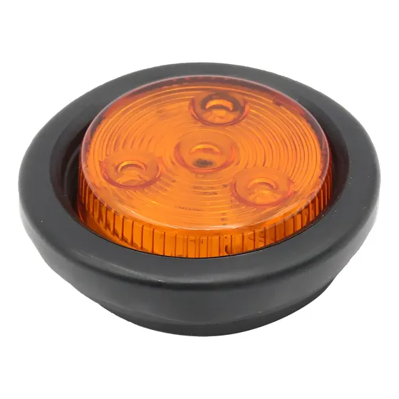 Foco Led Trocha Ambar Amarillo 2 Pulgadas Ramplas Remolques
