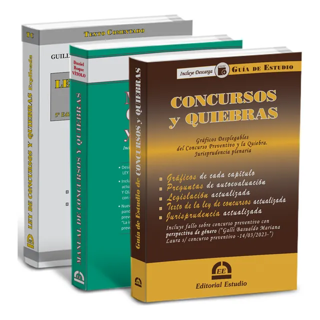 Promo 145 Ge Conc.+m. De Conc. Y Quiebras+ Ley De Conc Com.