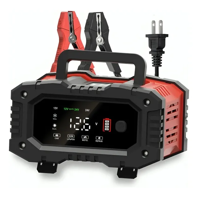 Cargador Y Reparador De Bateria 12v-24v 20a Ftp