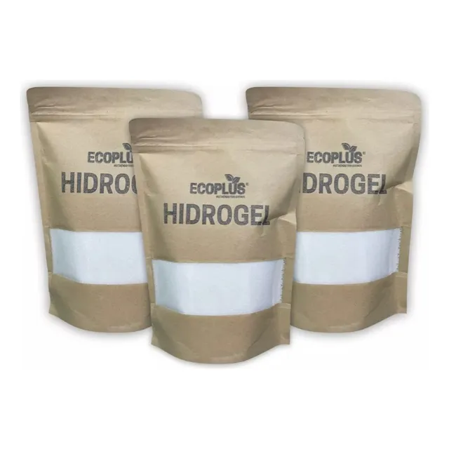 Hidrogel Para Plantas, Retenedor De Agua, Poliacrilato 400gr