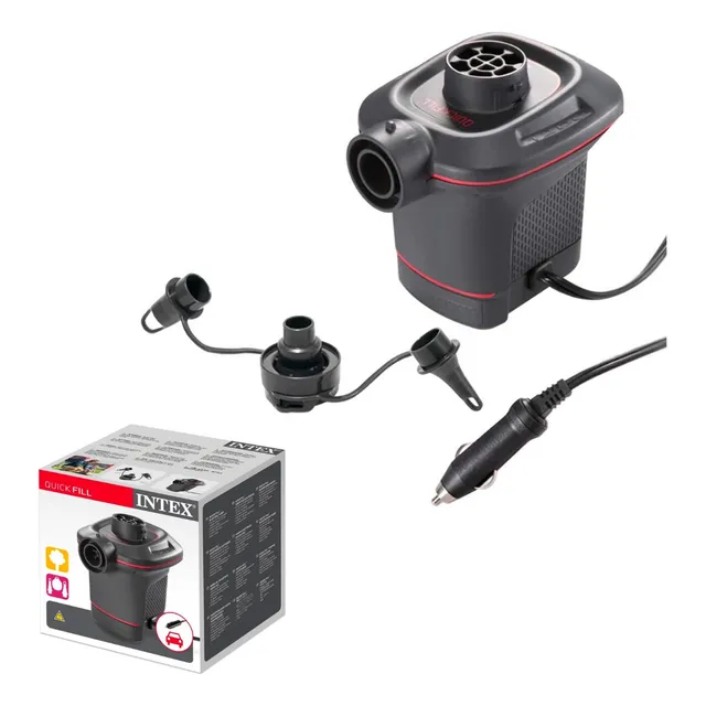 Compresor De Aire Intex 66636 Portátil 12v Mini