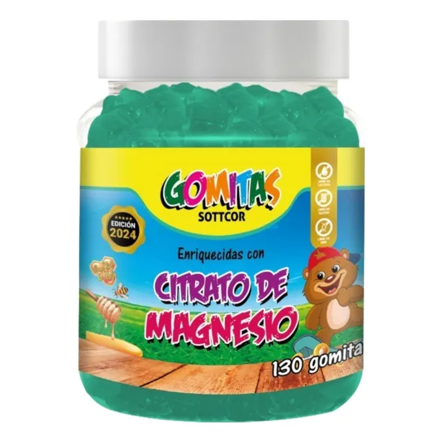 Magnesio Para Niños Gomitas Sottcor 100g