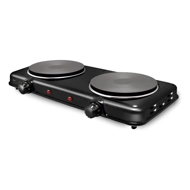2 - Fogão Cooktop Elétrico Elgin 2 Bocas 2000w Preto