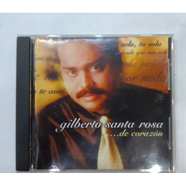 Gilberto Santa Rosa. De Corazón. Cd Org Usado. Qqd. Zz.