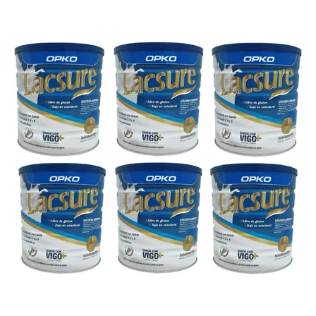 Lacsure Suplemento Alimentario Libre De Gluten 800g Caja X6