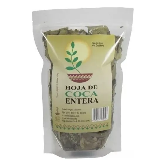 Hoja De Coca Natural - Seca - G