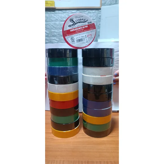 Teipe Cobra Color Rojo Original X 18 Mts