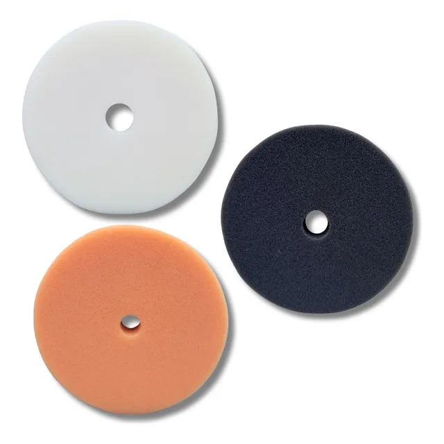 Kit Boinas Polimento Espuma Automotiva Velcro 5 Polegadas