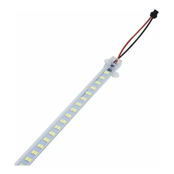 Pack 10 Barras Led Rígida 1m 18w 144leds 220v Blanco Frío