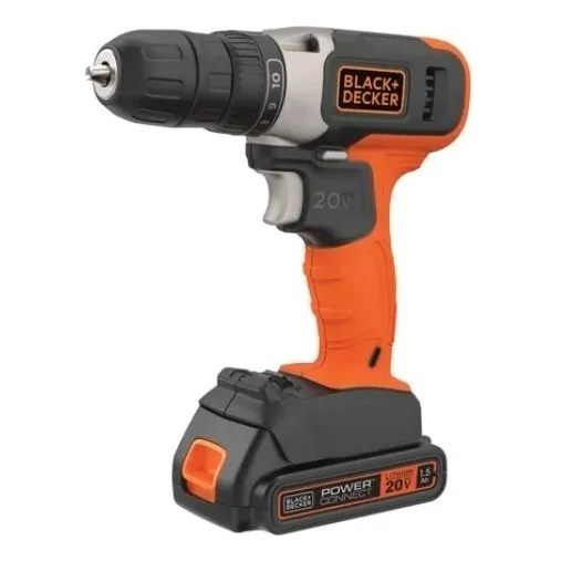 Taladro Atornillador 10mm 20v Black & Decker Color Naranja