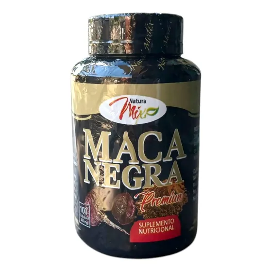 Maca Negra Premium Potencia Masculina Y Energía 100 Cap