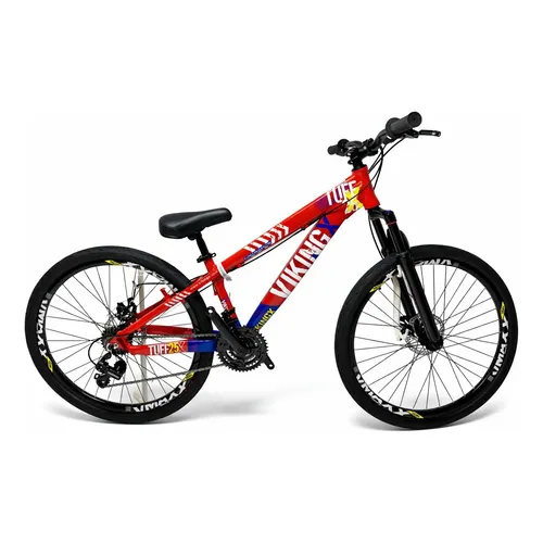 Bicicleta Aro 26 Axxis Freeride 21v Shimano Pneu Colorido Cor