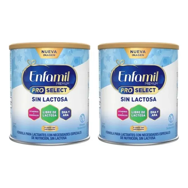 Enfamil Sin Lactosa 0-12 Meses 400 Gr (pack De 2 Latas)