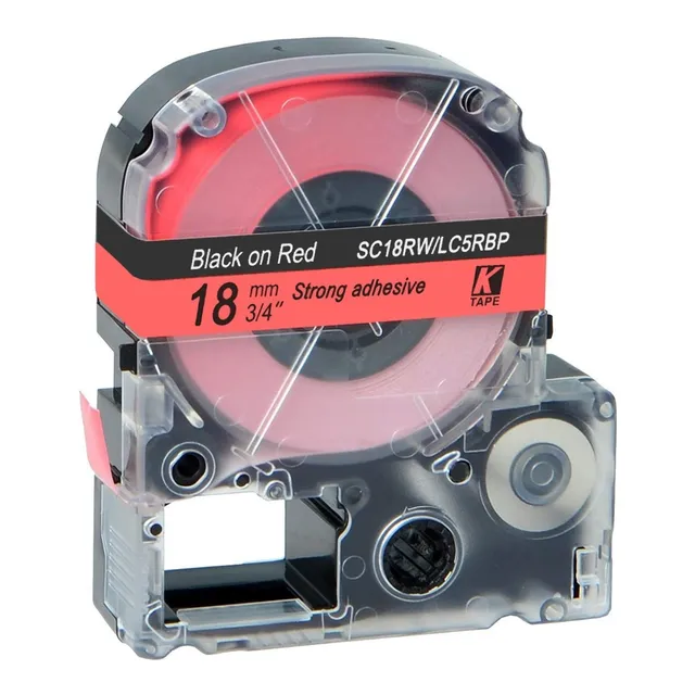 Sc18rw Lc-5rbp - Cinta Adhesiva Para Epson Lw-400 (18 Mm), C