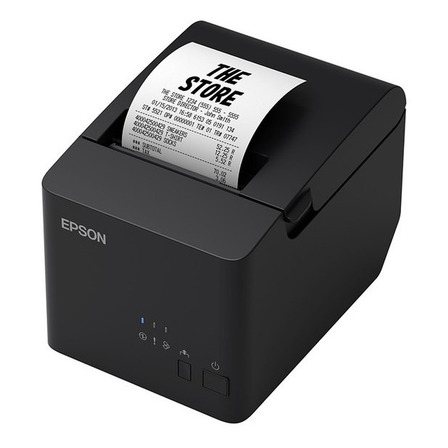 Impressora Epson Tm-t20x Serial / Usb (eps01) Cor Preto 110v/220v Impressora Epson Tm-t20x Serial / Usb (eps01) Cor Preto 110v/220v