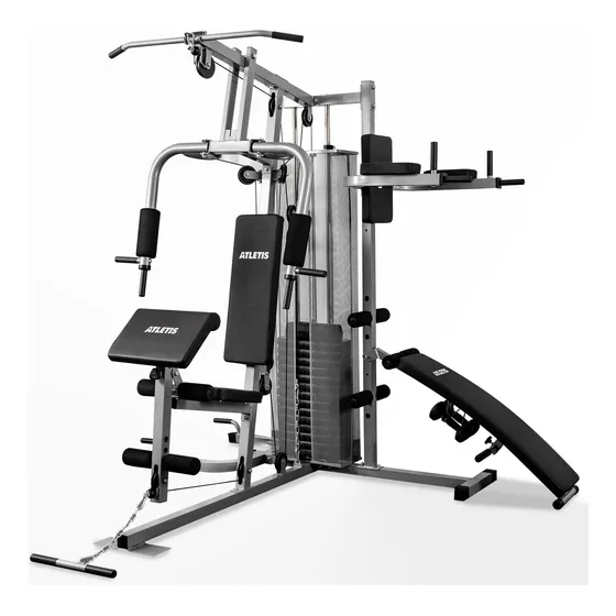 Home Gym Atletis 57017 Tres Estaciones Color Gris
