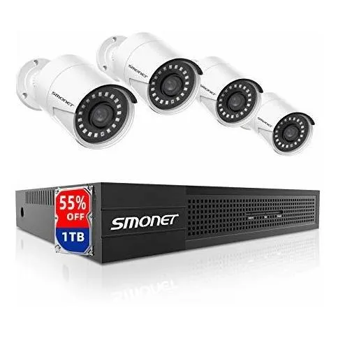 Camara Seguridad Poe 5 Mp Smonet Vigilancia Video Casa 8 1
