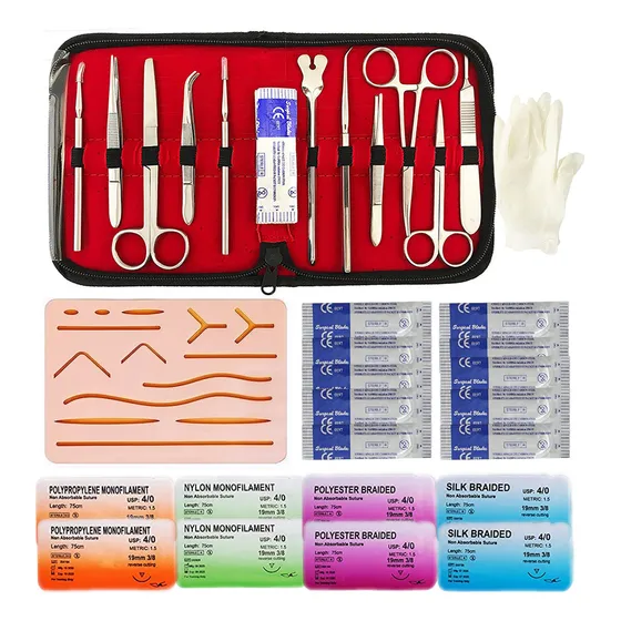 Kit De Práctica De Sutura: Modelos Anatómicos Para Estudiant