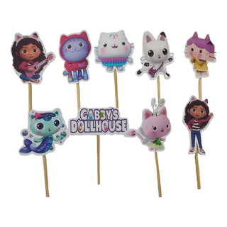 La Casa De Gaby Mini Topper Para Cupcake O Pastel 25pz La Casa De Gaby Mini Topper Para Cupcake O Pastel 25pz