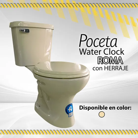 Poceta Wc Roma Bone Incluye Herraje / 09093