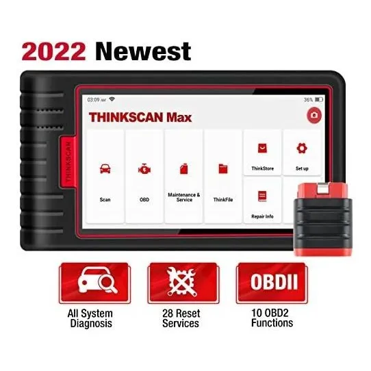 Thinkscan Max Car Diagnostic Scan Tool For All Vehicle Obd2