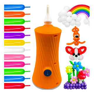 Bomba Globo Infladora Eléctrico Para Globos Largos Salchicha Bomba Globo Infladora Eléctrico Para Globos Largos Salchicha