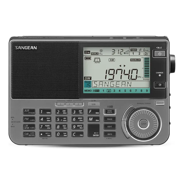 Radio Portatil Digital Am Fm Banda De Aire Multibanda A Pilas Y Electrica, Recargable Sangean Ats-909x2 / El Mejor Receptor De Onda Corta