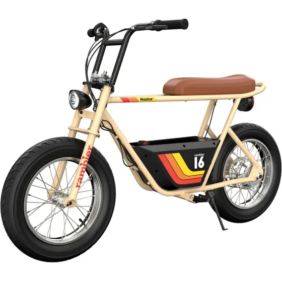 Bicicleta Electrica Razor Rambler 16 Pulgada Color Beige