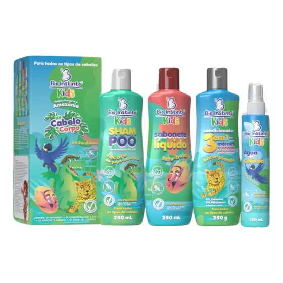 Kit Para Crianças E Recém Nascido Kit Cabelo E Corpo Kids!!!