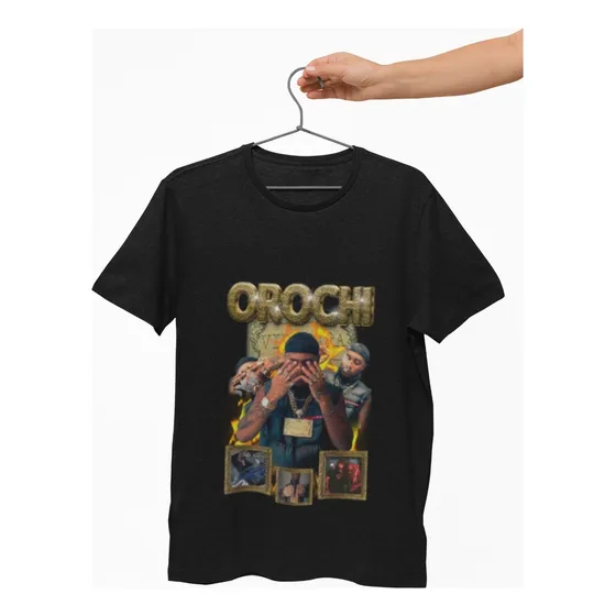 Blusa Graphic Tees Orochi Na Moda  Top