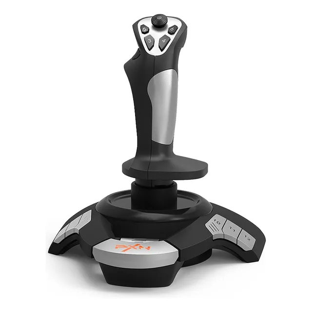 Simulador De Vuelo Pc Pxn F16 Con Acelerador 8 Direcciones Color Negro