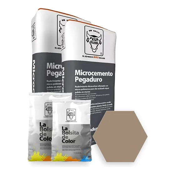 Microcemento Pegaduro Acabado Tipo Chukum Pack De 2