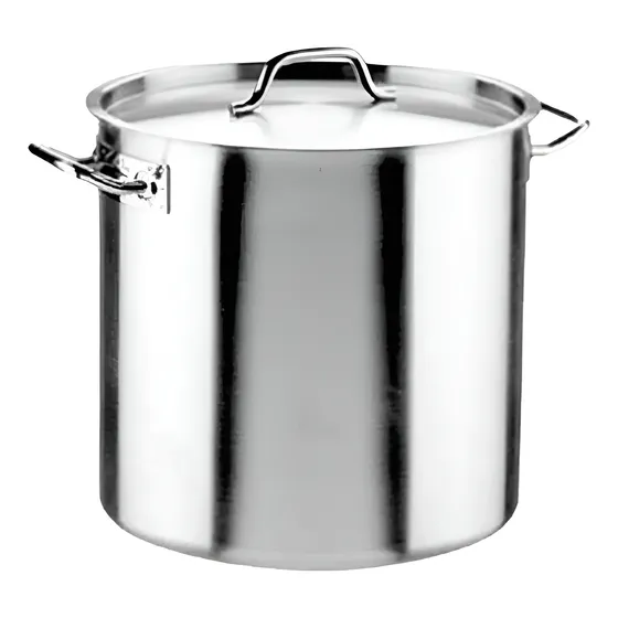 Olla Alta Fondo Cacerola 30 Lt Acero Inoxidable 35x35 Cm