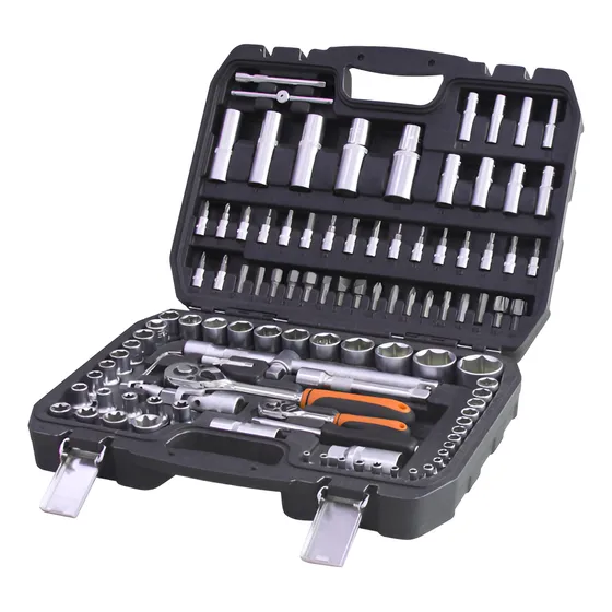 Juego Set Tubos Llave Crique 1/4 1/2 Lusqtoff 108 Piezas