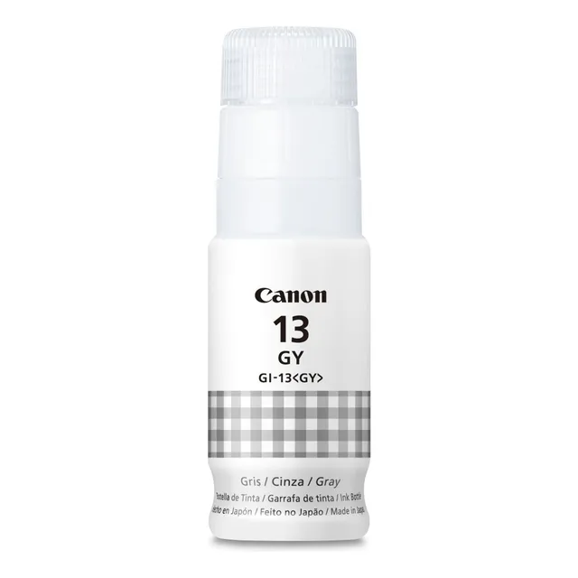 Botella De Tinta Canon Gi-13 Gy Gris