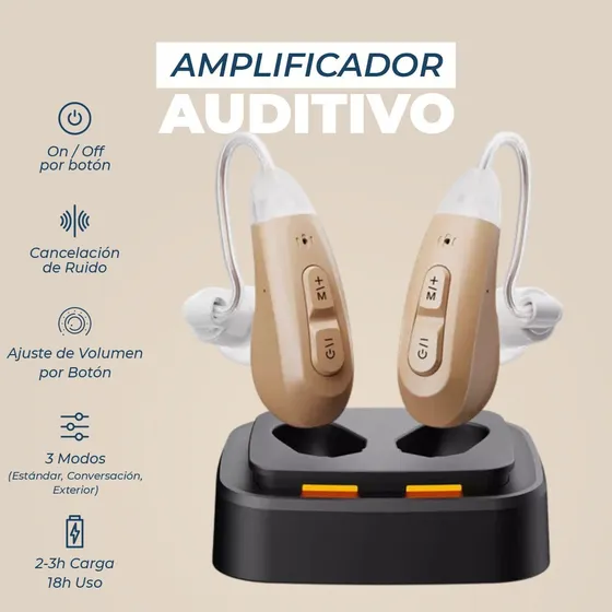 Protesis Auditivas Perdida Moderada Audifono Amplificador